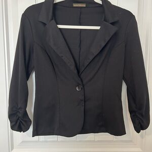 Elegant Black Blazer by Adrianna Papell